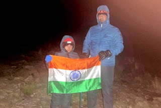 Sienna Chopra hoisted indian flag on mount kilimanjaro Mount Kilimanjaro