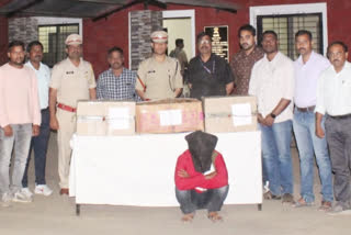 ganja bags seized