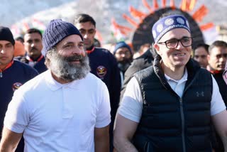 Omar Abdullah in Bharat Jodo Yatra