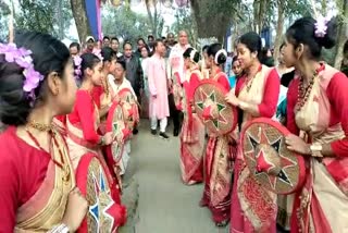 MP Kamakhya Prasad Tasa at Shankardev Shishu Vidya Niketan in Dhing