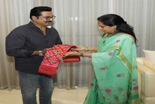 Actor Sarathkumar met with MLC Kalvakuntla poem