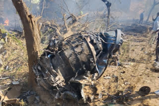 A MiG fighter plane belonging to the Indian Air Force has crashed in Rajasthan's Bharatpur district on Saturday.