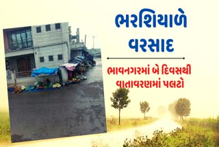 Rain in Bhavnagar