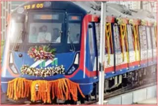 10 lakh passengers traveled by metro