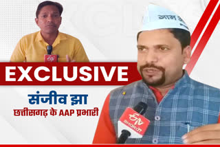 AAP Chhattisgarh in-charge Sanjeev Jha