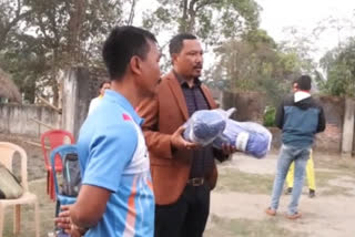 Sports material distributed in Majuli