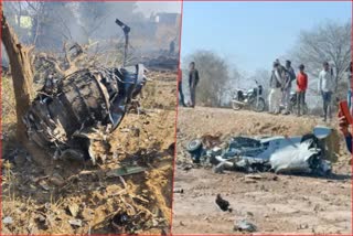 IAF Fighter Jets Crashed in Border area of Madhya Pradesh And Rajasthan Sukhoi Miraj Accident Updates