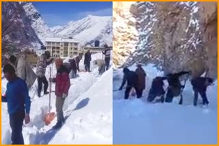 snowfall in lahaul spiti