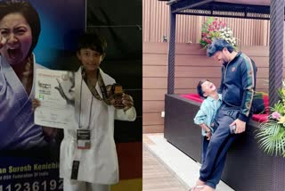 Vihan achievement in karate competition
