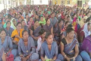 Anganwadi Worker Strike In Jagdalpur