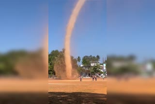 udupi-a-rare-whirlwind People who were shocked to see the natural phenomena