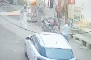 car attack on GR Bhadana In Faridabad