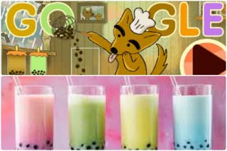 Google Doodle On Bubble Tea