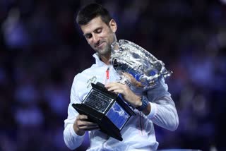 Australian Open  Novak Djokovic beats Stefanos Tsitsipas  Novak Djokovic  नोवाक जोकोविच  ऑस्ट्रेलियन ओपन