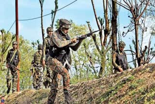 Operation against Naxalites in Dhamtari