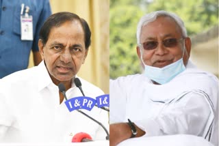 telangana secretariat opening kcr-nitish