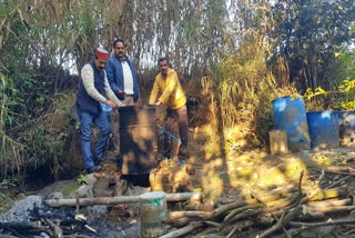 Action on illegal liquor in Himachal