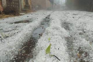 Hailstorm in Rajasthan