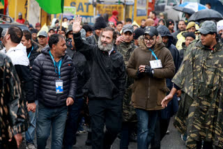 Final rally of Rahul Gandhi Bharat Jodo Yatra in Kashmir