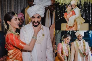 pooja hegde brother rishab hegde wedding photos