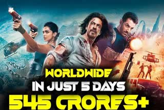 Pathaan Box Office Collection Day 5, Shah Rukh Khan collects over 500 crore worldwide