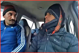 kullu viral video of taxi driver and tourist.