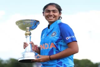 Parshavi Chopra  ICC Womens Under19 T20 World Cup  शौकीन  पार्श्वी चोपड़ा  अंडर 19 टी20 विश्व कप