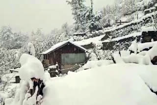 Gangotri temple covered in thick blanket of snow