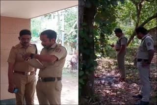 threw sword at the police  police search  Karikuzhi firing  libin Varghese kidnap  police fired on kidnappers  malayalam news  kollam news  കരിക്കുഴി വെടിവയ്പ്പ്  പൊലീസിന് നേരെ വാൾ വീശി  പ്രതികൾക്കായി തിരച്ചിൽ  ലിബിൻ വർഗീസിനെ തട്ടിക്കൊണ്ട് പോയി  വാൾ വീശി  കരുക്കുഴി  കൊല്ലം വാർത്തകൾ