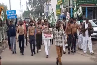 Farmers Protest in Sirsa Mini Secretariat