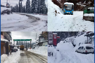 Heavy snowfall in Himachal Pradesh