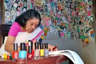 Ageing with grace:90 year old Kerala woman celebrates her age with paintings