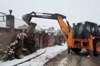 Officials encroachment demolished