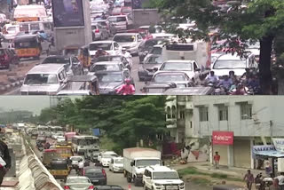 Traffic problems in Hyderabad