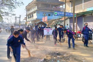 Cleanliness programme at Doomdooma