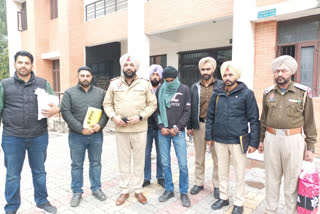 Amritsar police presented the person caught with drugs in the court