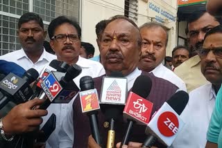 Former Minister K S Ishwarappa