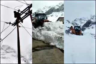 Snowfall in Lahaul Spiti