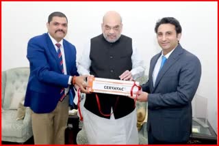 Amit Shah Launch Cervavac Vaccine