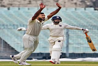 Bengal vs Jharkhand  Ranji Trophy  Ranji Trophy 1st quarter final  रणजी ट्रॉफी  रणजी ट्रॉफी क्वार्टर फाइनल  बंगाल बनाम झारखंड  मुकेश कुमार  mukesh kumar