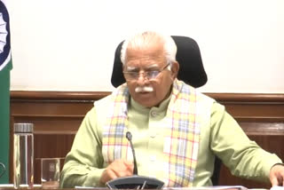 Haryana CM Manohar Lal meeting with HCS officers