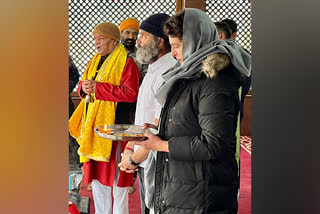 Rahul-Priyanka Gandhi visit Kheer Bhawani Durga temple