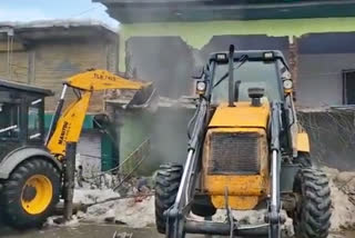 Massive anti encroachment drive in Kashmir