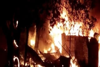 Fire Incendent in Anantnag