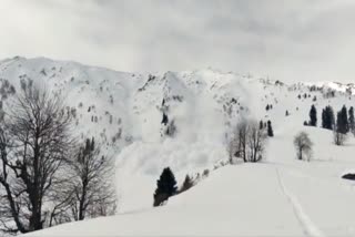 Massive avalanche  Massive avalanche in Jammu Kashmir  Massive avalanche in Jammu Kashmir Gulmarg  Massive avalanche in Skiing resort  Gulmarg in Jammu Kashmir  ജമ്മു കശ്‌മീരിലെ ഗുല്‍മര്‍ഗ് സ്‌കീയിങ് റിസോര്‍ട്ട്  സ്‌കീയിങ് റിസോര്‍ട്ട് പരിസരത്ത് വന്‍ ഹിമപാതം  രണ്ട് വിദേശ സ്‌കീയര്‍മാര്‍ മരിച്ചു  ബാരാമുള്ള ജില്ല  ശ്രീനഗര്‍  ജമ്മു കശ്‌മീര്‍  ബാരാമുള്ള പൊലീസ്