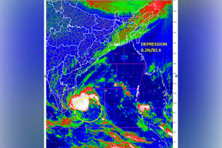 Deep depression over Bay of Bengal