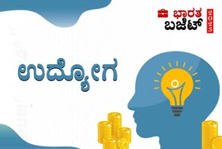 Job creation and state wealth  Union budget 2023  ಉದ್ಯೋಗ ಸೃಷ್ಟಿಗೆ 10 ಲಕ್ಷ ಕೋಟಿ ರೂಪಾಯಿ  ಕೇಂದ್ರ ಬಜೆಟ್​ 2023  ನಿರ್ಮಲಾ ಸೀತಾರಾಮನ್ ನಿರುದ್ಯೋಗಿಗಳಿಗೆ ಸಿಹಿಸುದ್ದಿ  ಬಜೆಟ್​ನಲ್ಲಿ ಕೇಂದ್ರ ನಿರುದ್ಯೋಗಿಗಳಿಗೆ ಗುಡ್ ನ್ಯೂಸ್  ಏಕಲವ್ಯ ಮಾದರಿ ವಸತಿ ಶಾಲೆ