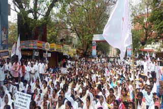 Virat Mahamuk Morcha of the Christian community at the collectors office