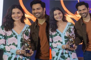 Alia Bhatt and Varun Dhawan at Zee Cine Awards 2023