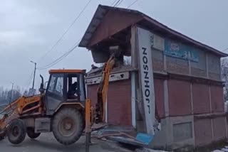 Anti Encroachment Drive in kashmir